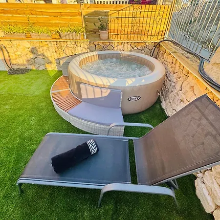 Entorno Playa Y Montana Tranquilidad Relax Jacuzzi Piscina Wifi Aire Jardin Barbacoa Y Parking Hébergement de vacances *