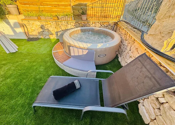 Entorno Playa Y Montana Tranquilidad Relax Jacuzzi Piscina Wifi Aire Jardin Barbacoa Y Parking Feriehus *