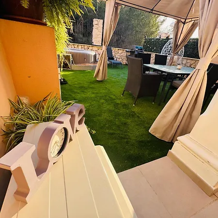 Entorno Playa Y Montana Tranquilidad Relax Jacuzzi Piscina Wifi Aire Jardin Barbacoa Y Parking 度假居 卡尔佩