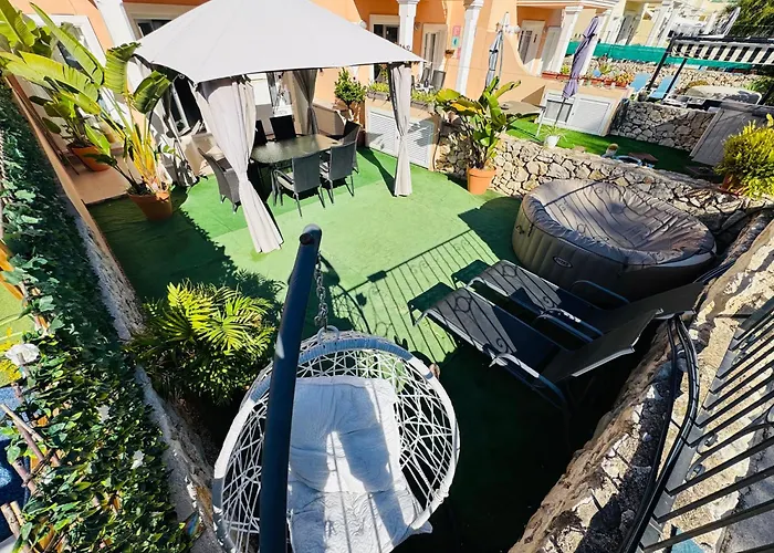 Vakantiehuis Entorno Playa Y Montana Tranquilidad Relax Jacuzzi Piscina Wifi Aire Jardin Barbacoa Y Parking